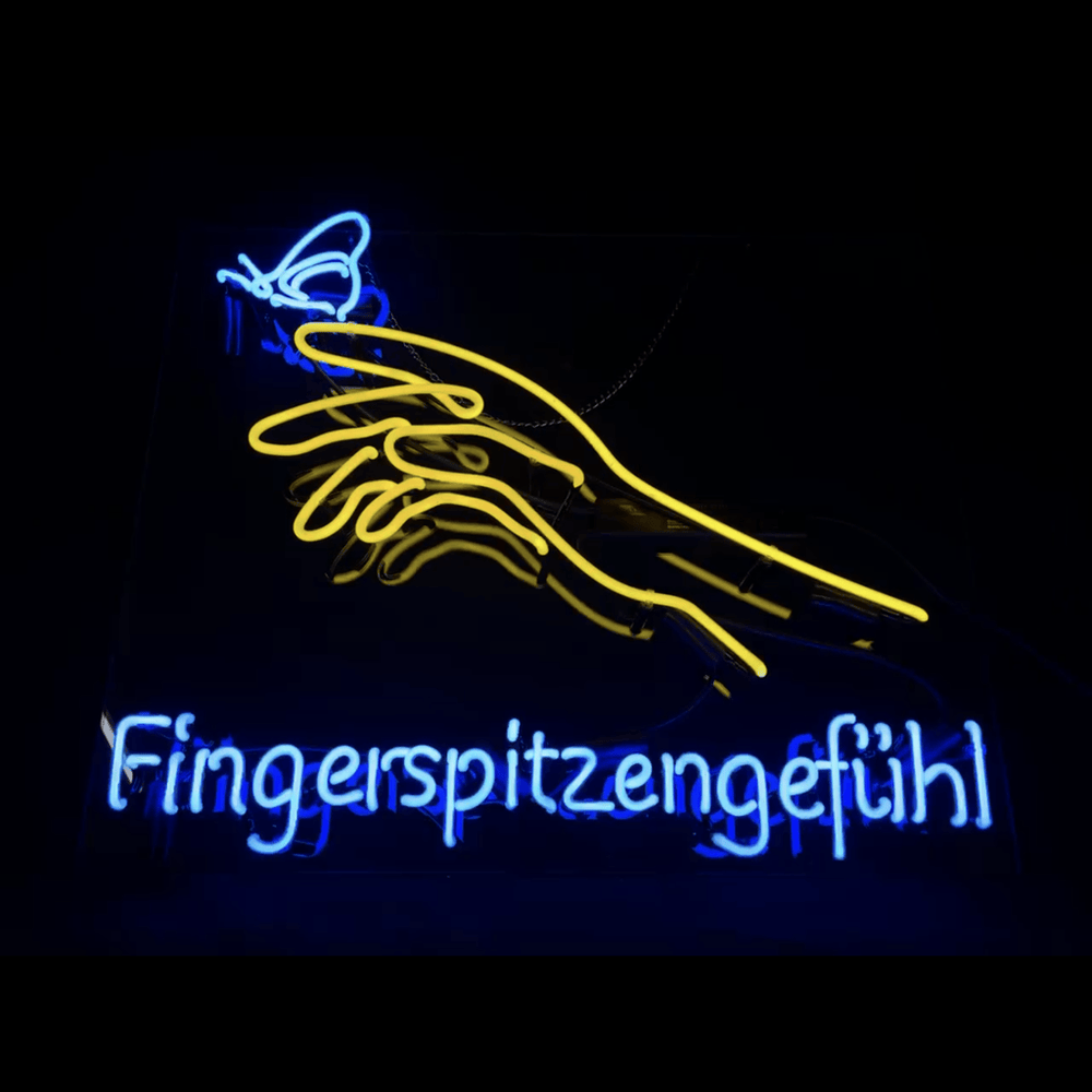 Neon Signs Land Neon Signs Touch Butterfly Fingerspitzengefuhl Neon Signs