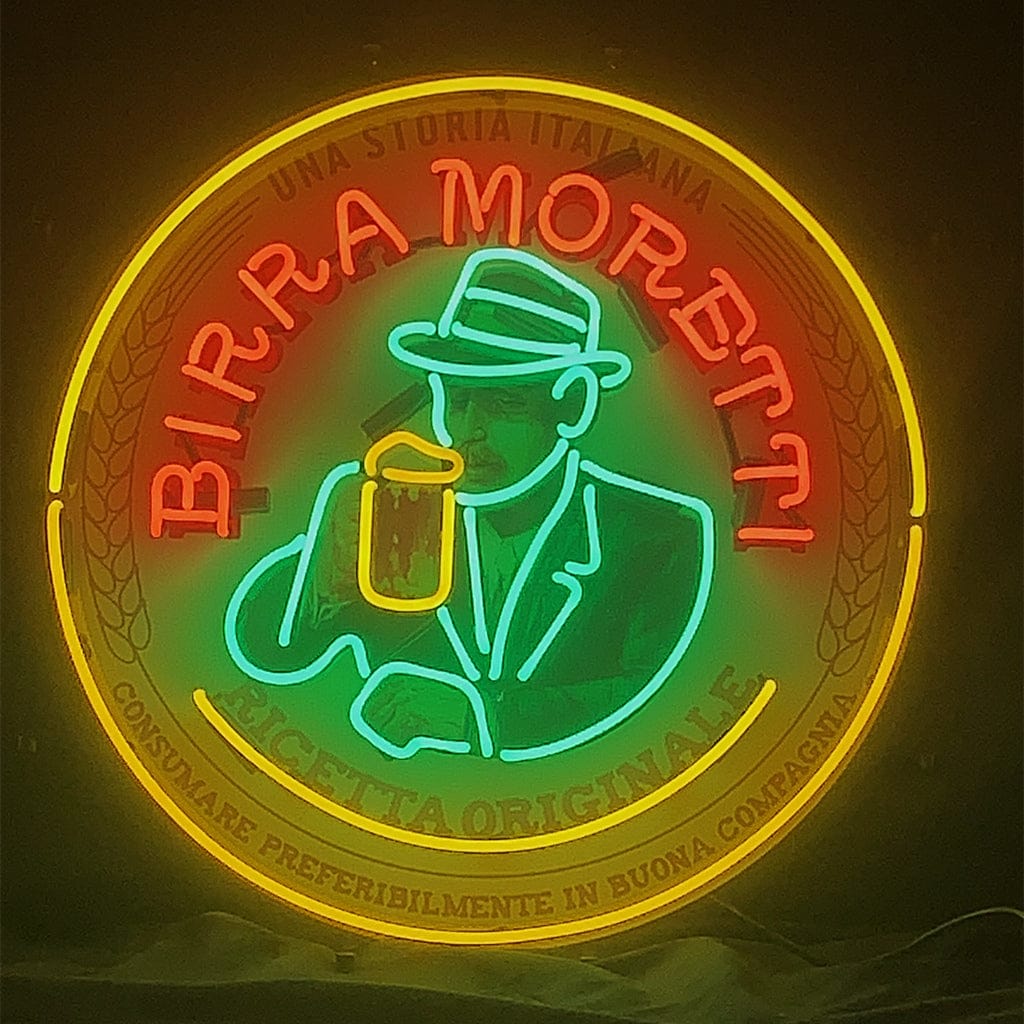 Neon Signs Land Neon Signs Una Storia Italiana Birra Moretti Ricetta Qriginale Neon Signs