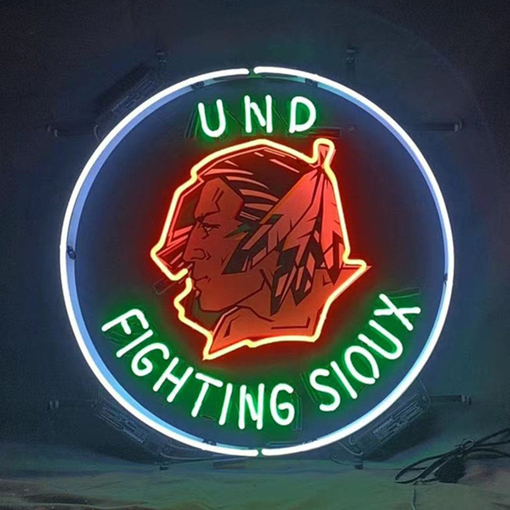 Neon Signs Land Neon Signs Und Fighting Sioux Neon Signs Light