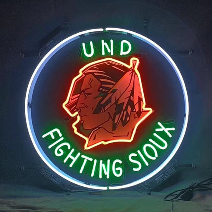 Neon Signs Land Neon Signs Und Fighting Sioux Neon Signs Light