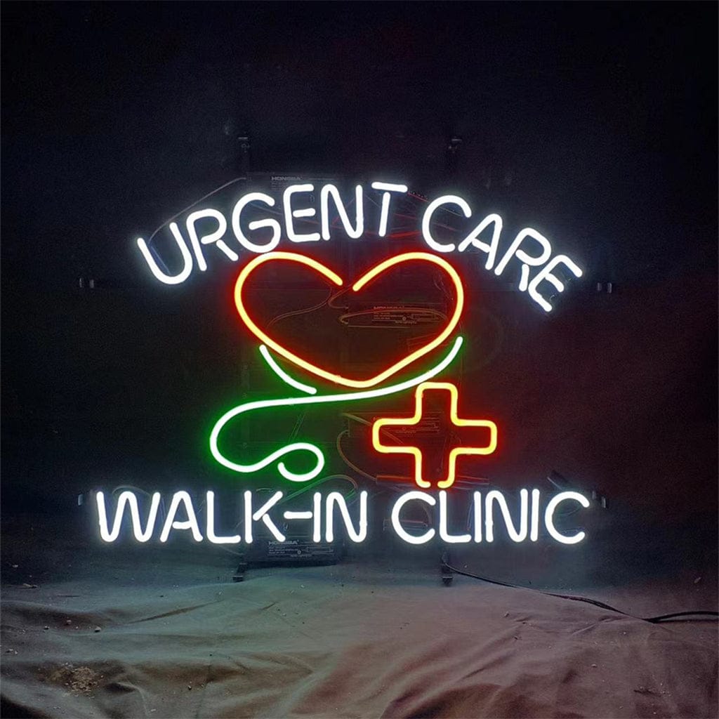 Neon Signs Land Neon Signs Urgent Care Walk in Clinic Neon Light Sign