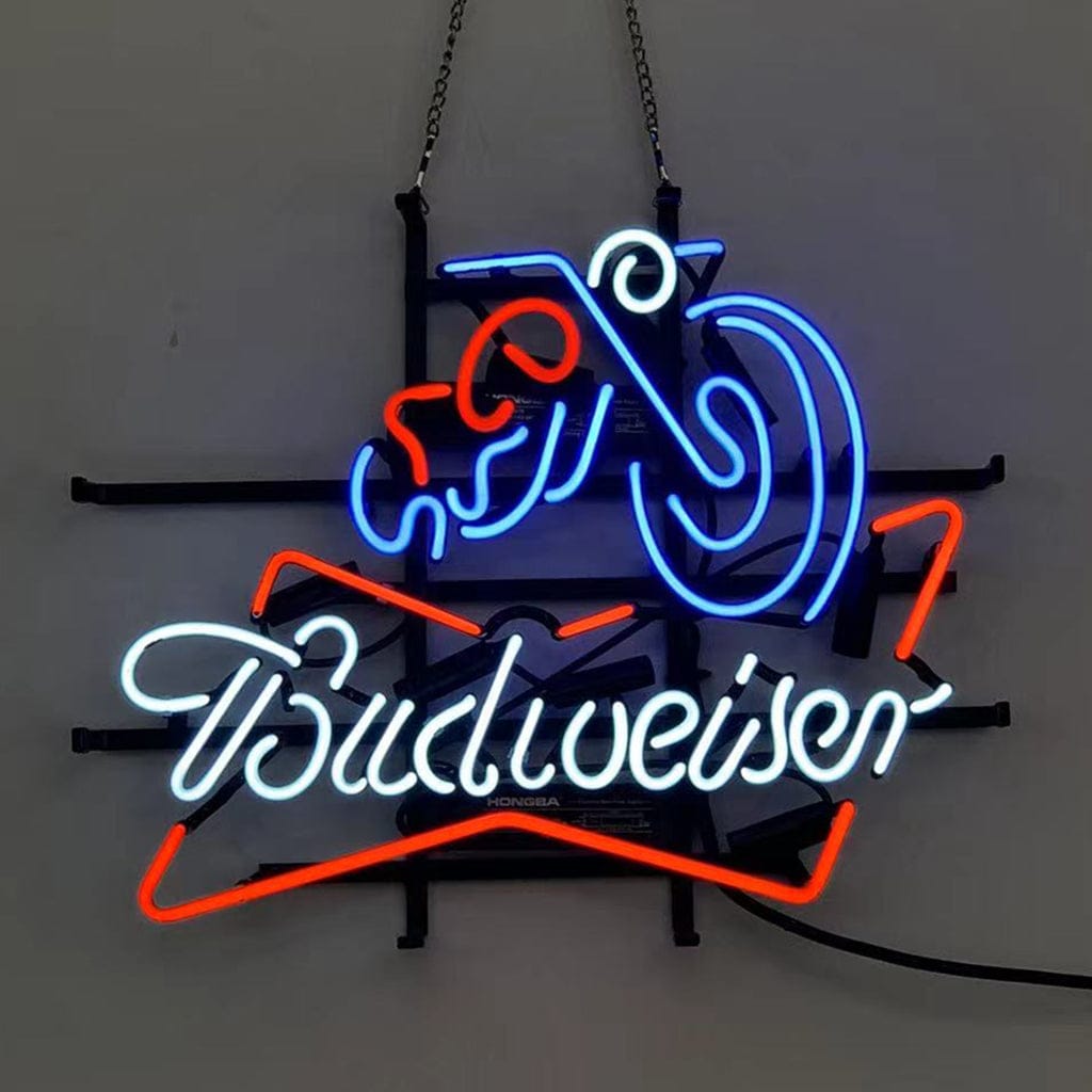 Neon Signs Land Neon Signs Vintage Style Harley Motorcycle Budweiser Neon Signs Light