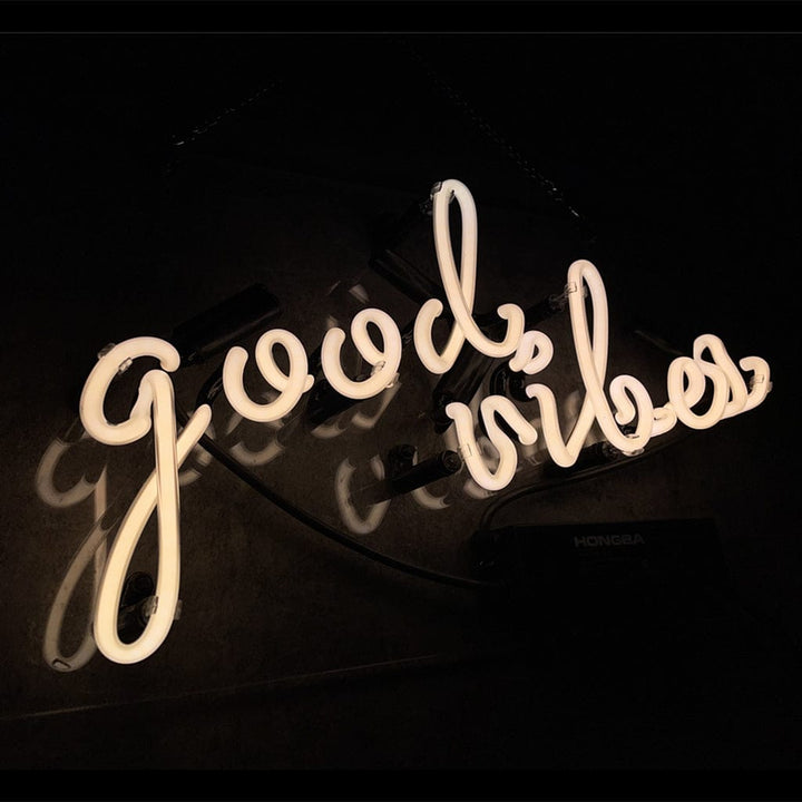 Neon Signs Land Neon Signs Warm White Vibes Neon Signs