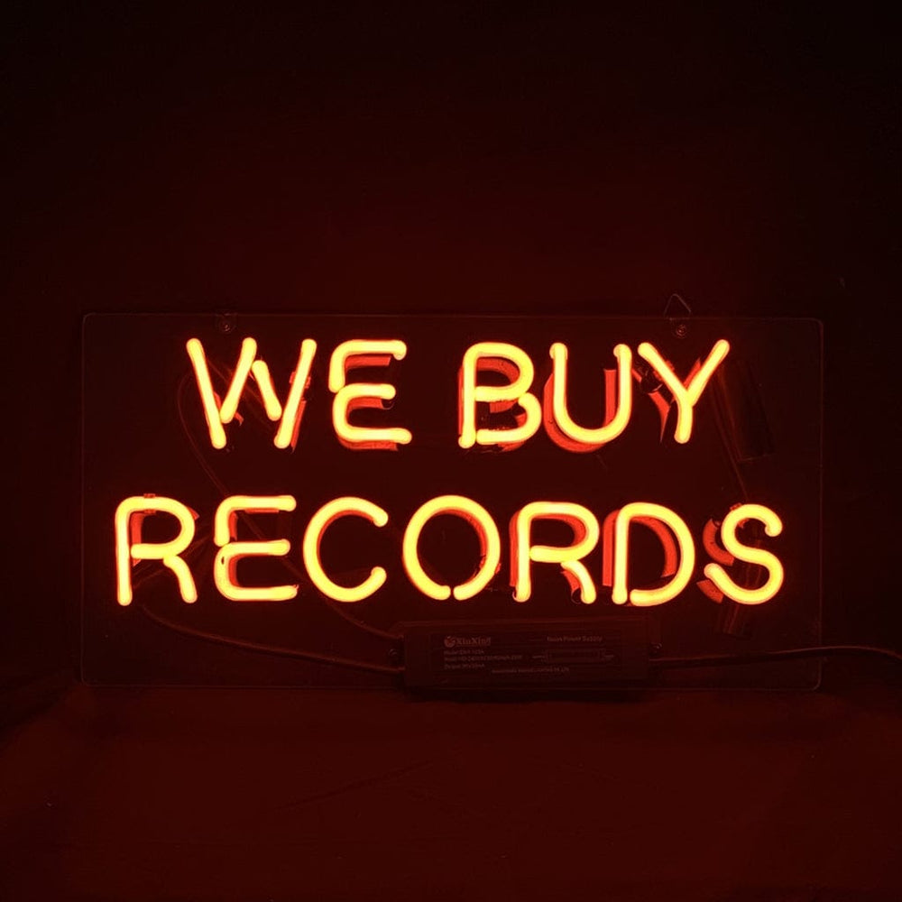 Neon Signs Land Neon Signs We Buy Records Neon Light Sign
