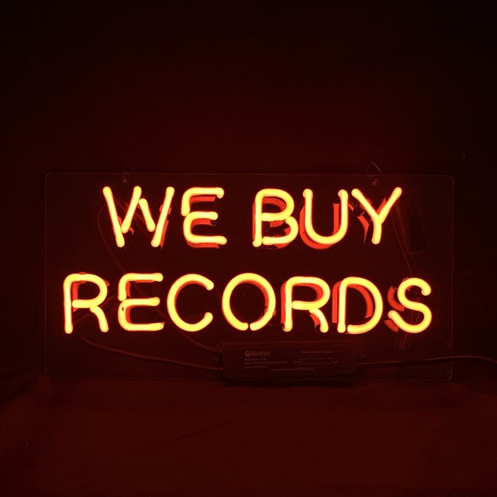 Neon Signs Land Neon Signs We Buy Records Neon Light Sign