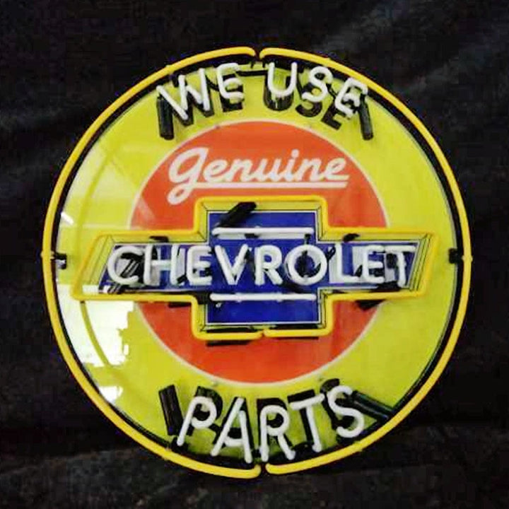 Neon Signs Land Neon Signs We Use Genuine Chevrolet Parts Neon Signs