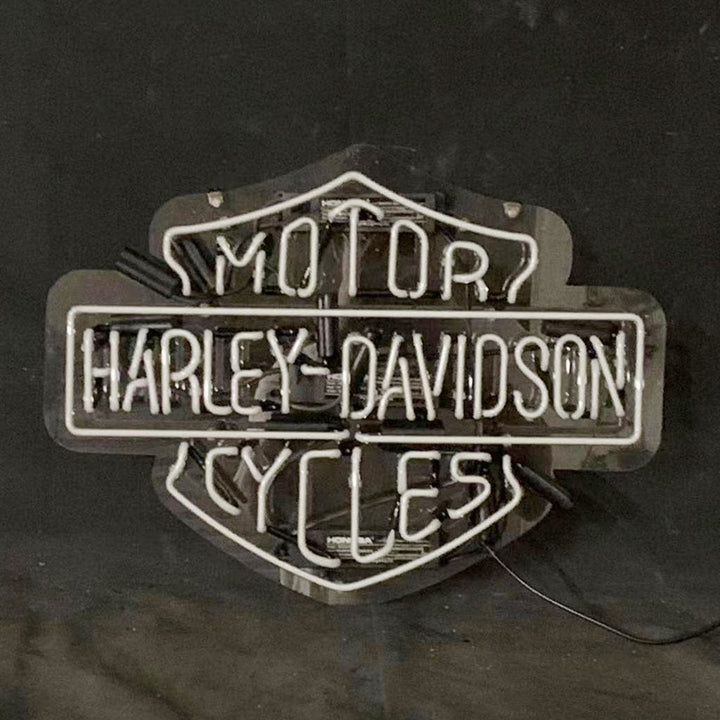 Neon Signs Land Neon Signs White Harley Davidson Motorcycle Neon Signs Light