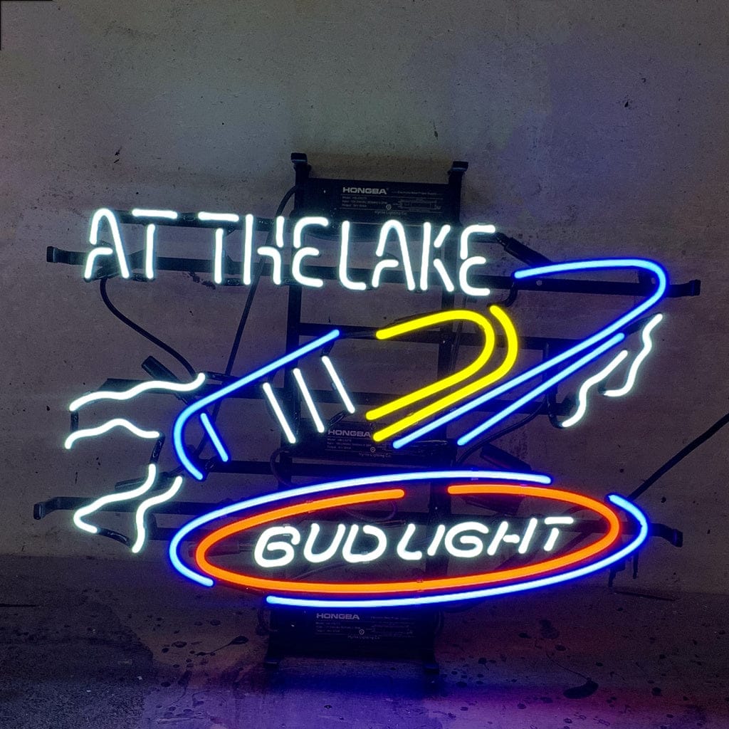 Neon Signs Land Neon Signs Yacht At The Lake Bud Light Neon Light Sign