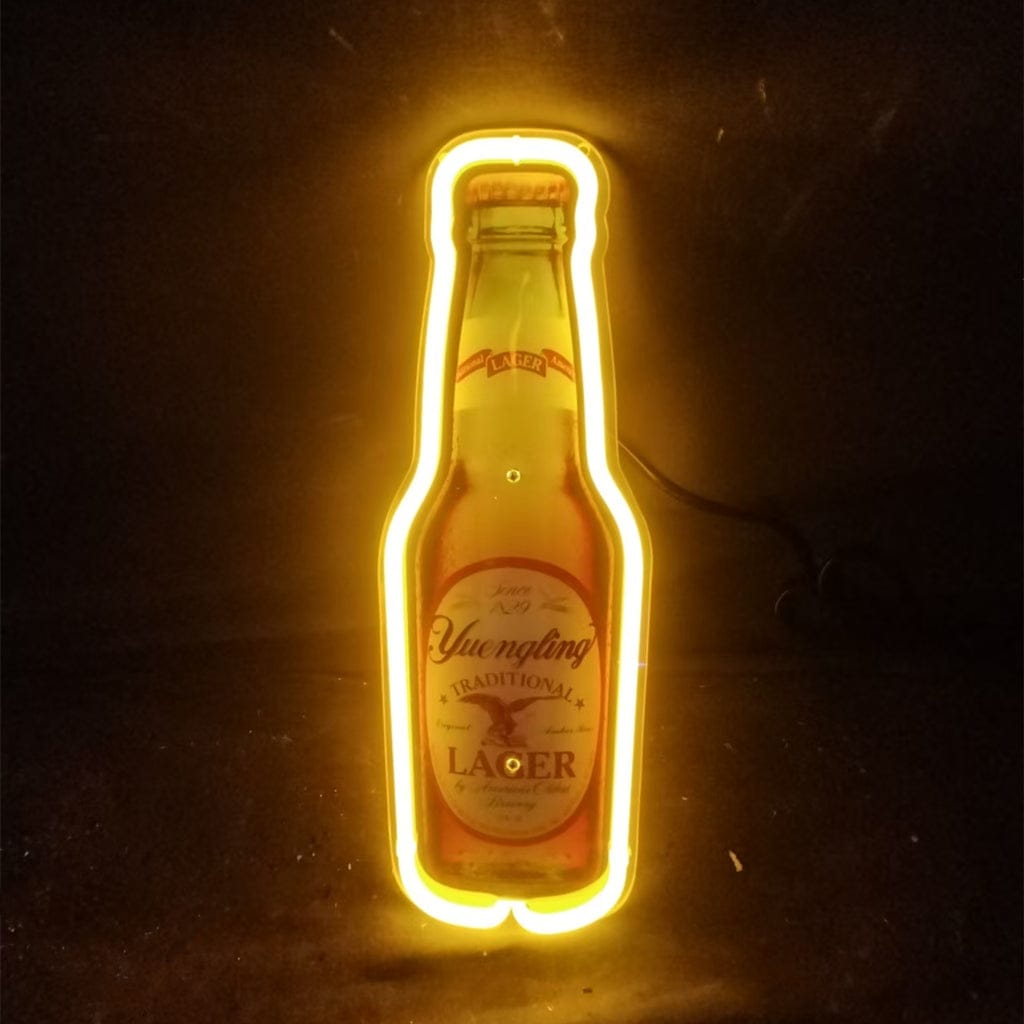 Neon Signs Land Neon Signs Yuengling Lager Bottle Neon Sign Light