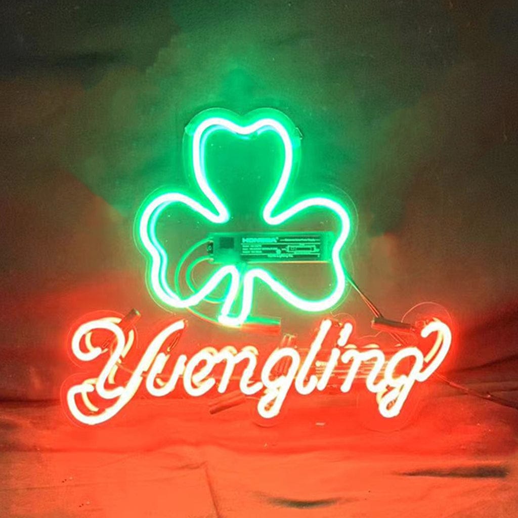 Neon Signs Land Neon Signs Yuengling Lager Clover Neon Light Sign