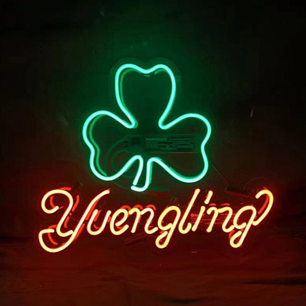 Neon Signs Land Neon Signs Yuengling Lager Clover Neon Light Sign