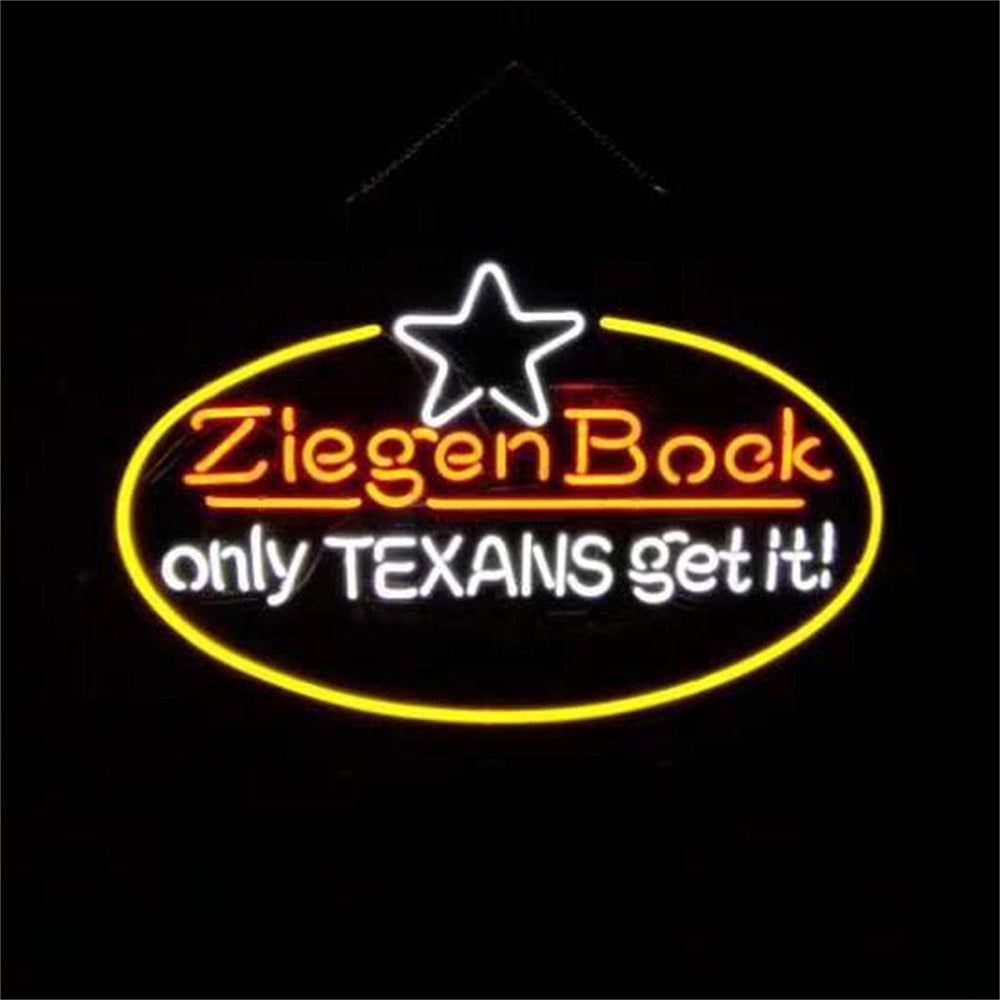 Neon Signs Land Neon Signs Ziegen Bock Only Texans Get it Neon Light Sign