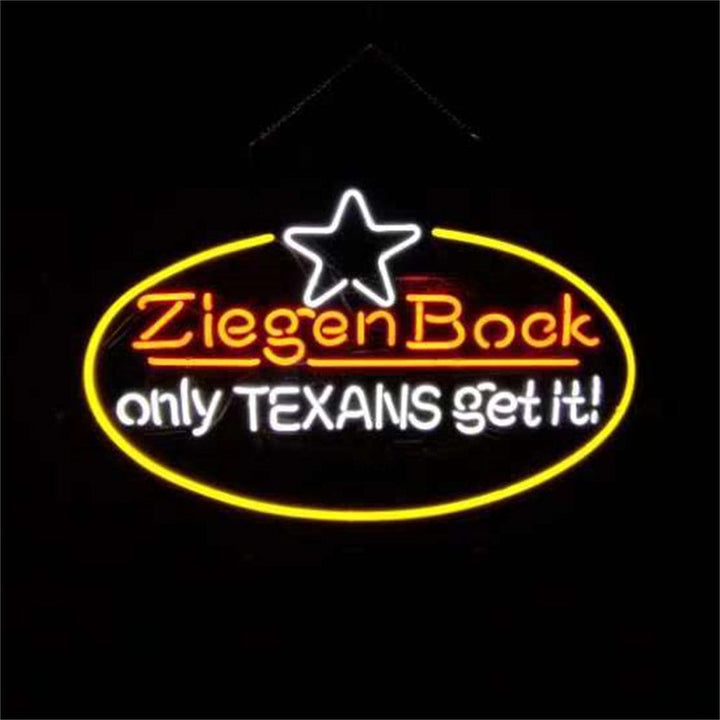 Neon Signs Land Neon Signs Ziegen Bock Only Texans Get it Neon Light Sign