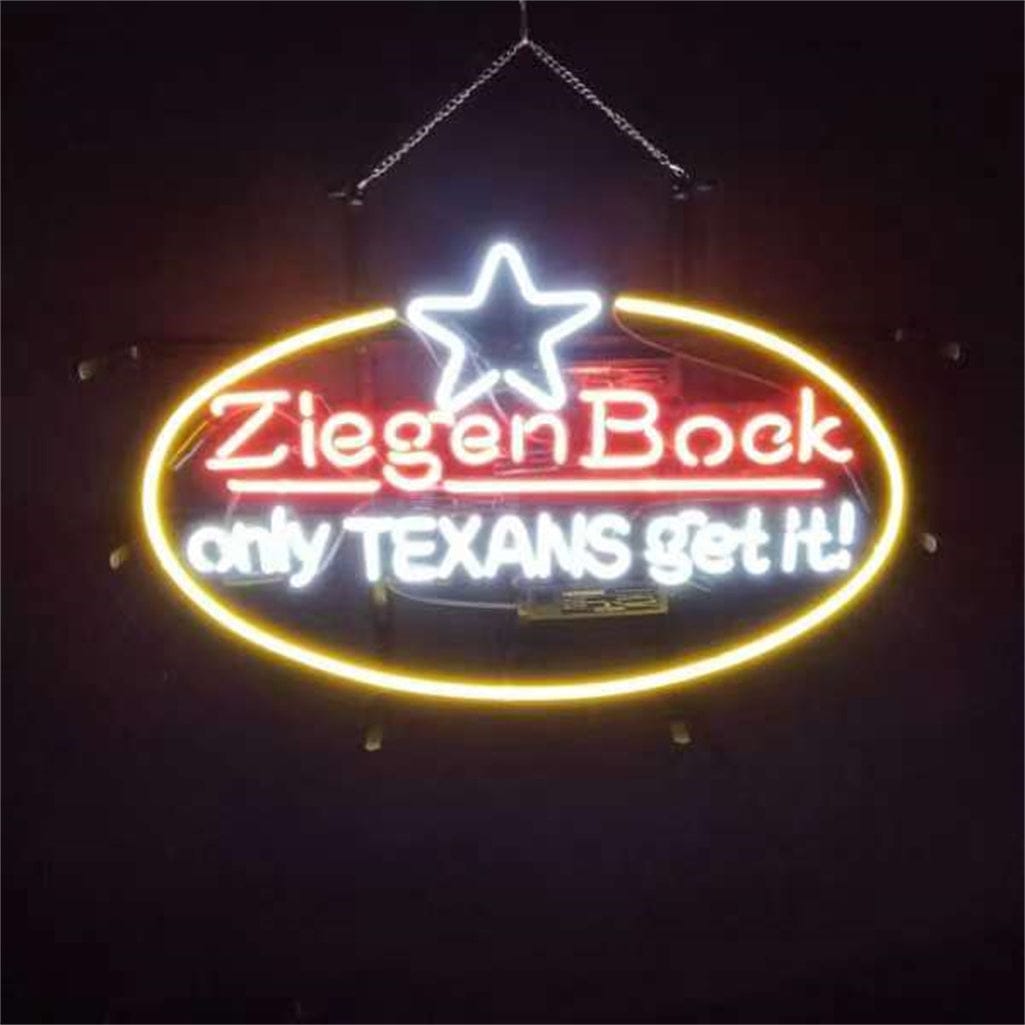 Neon Signs Land Neon Signs Ziegen Bock Only Texans Get it Neon Light Sign