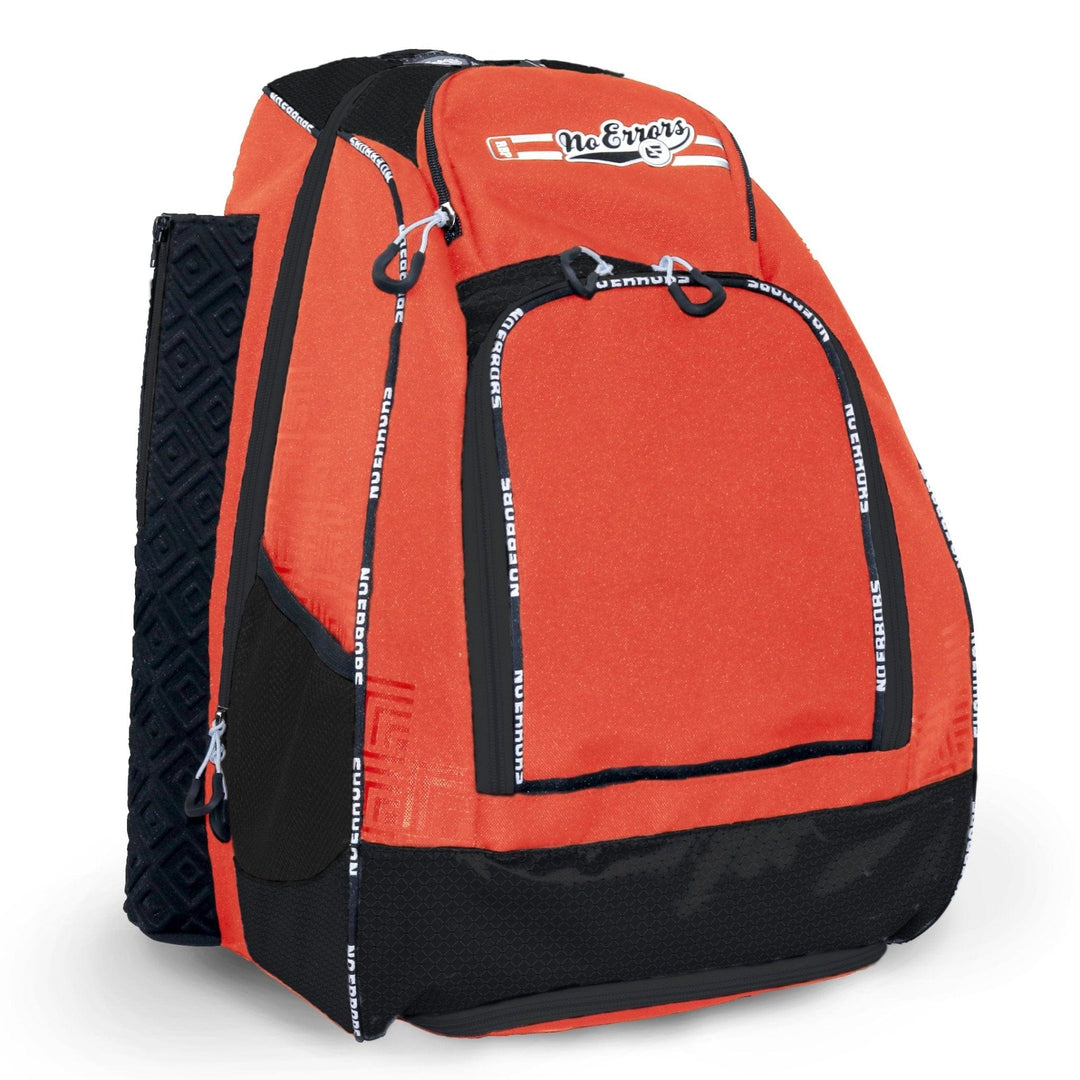 No Errors Sports Backpacks Orange RBP Baseball and Softball Backpack Bags