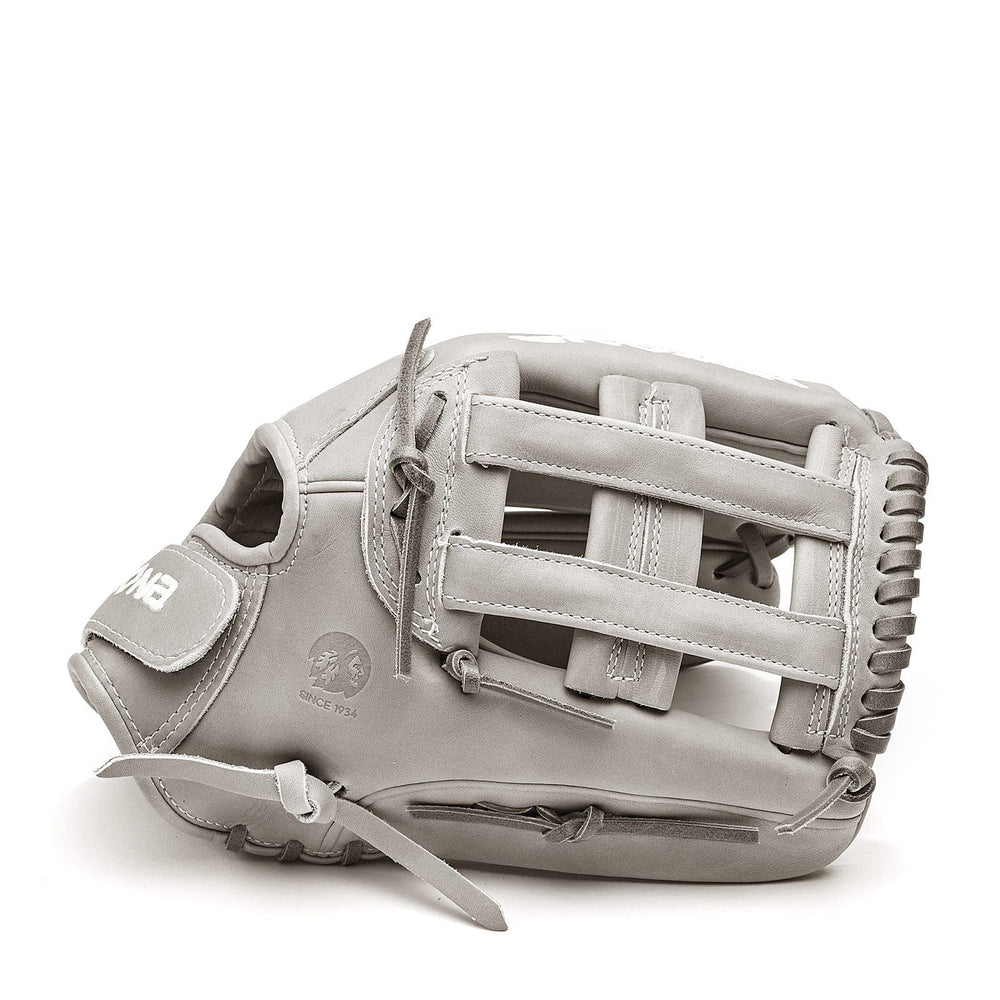 Nokona American Ball Gloves Baseball & Softball Gloves A-V1250-Gray Velcro 12.5" Infield/Outfield - AmericanKIP™ Series | Nokona