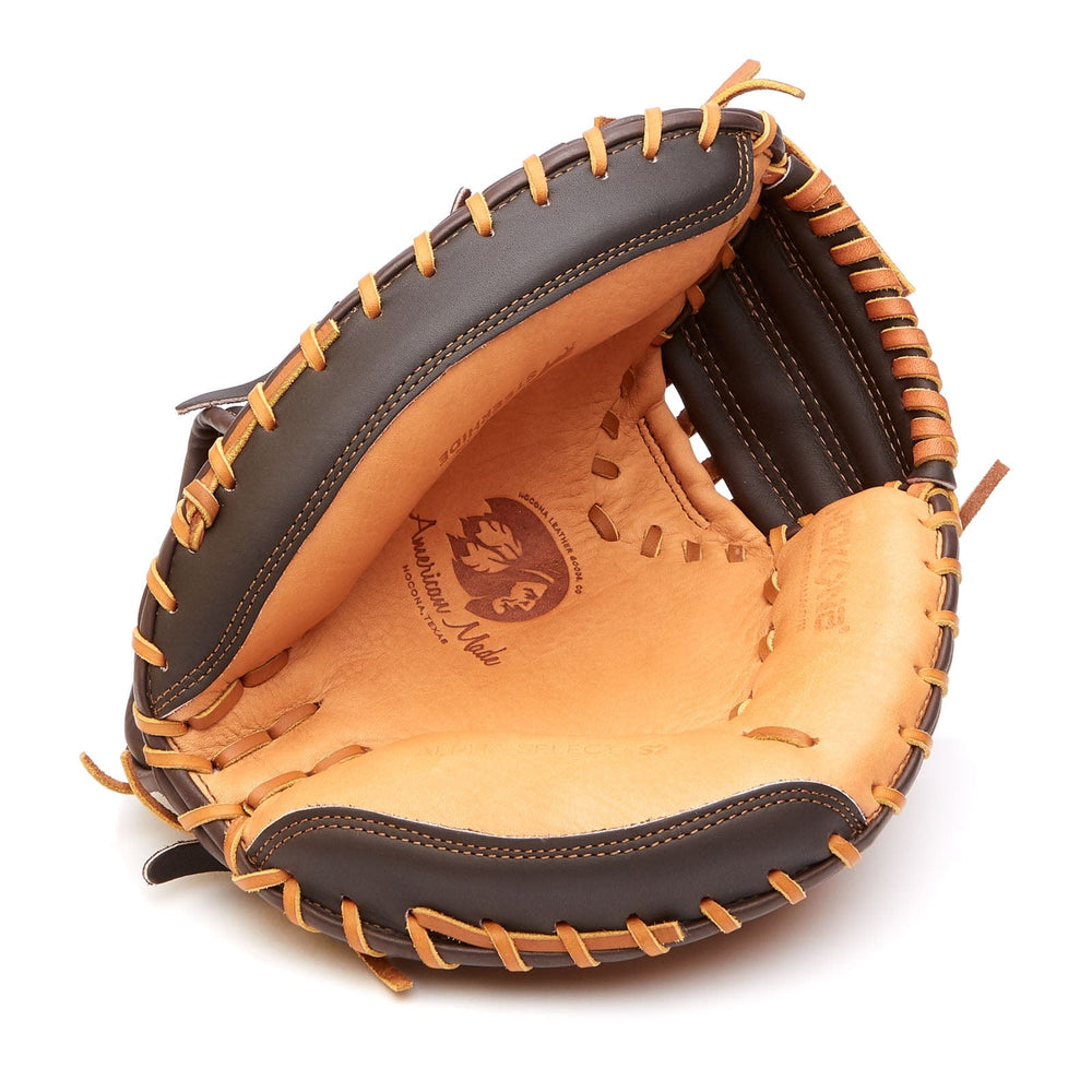 Nokona American Ball Gloves Baseball & Softball Gloves S-2 32" Closed Web Baseball Catcher's Mitt - Alpha Series | Nokona