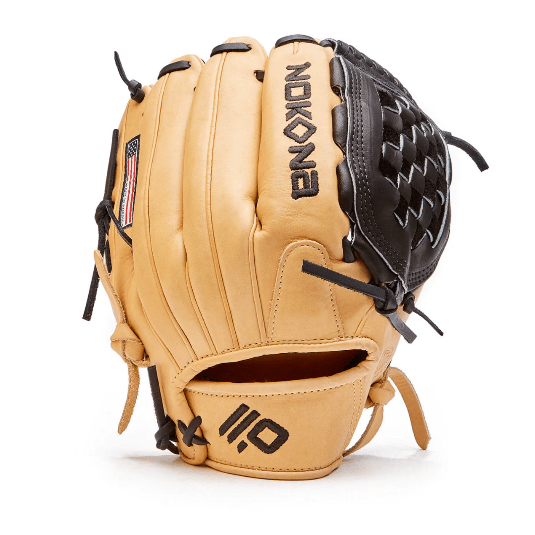 Nokona American Ball Gloves Baseball & Softball Gloves SKN-1200 12" Closed Web Infield/Outfield - SKN™ Series | Nokona