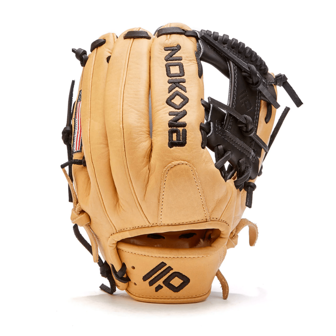 Nokona American Ball Gloves Baseball & Softball Gloves SKN-200 11.25" I Web 14U Infield/Outfield - SKN™ Series | Nokona