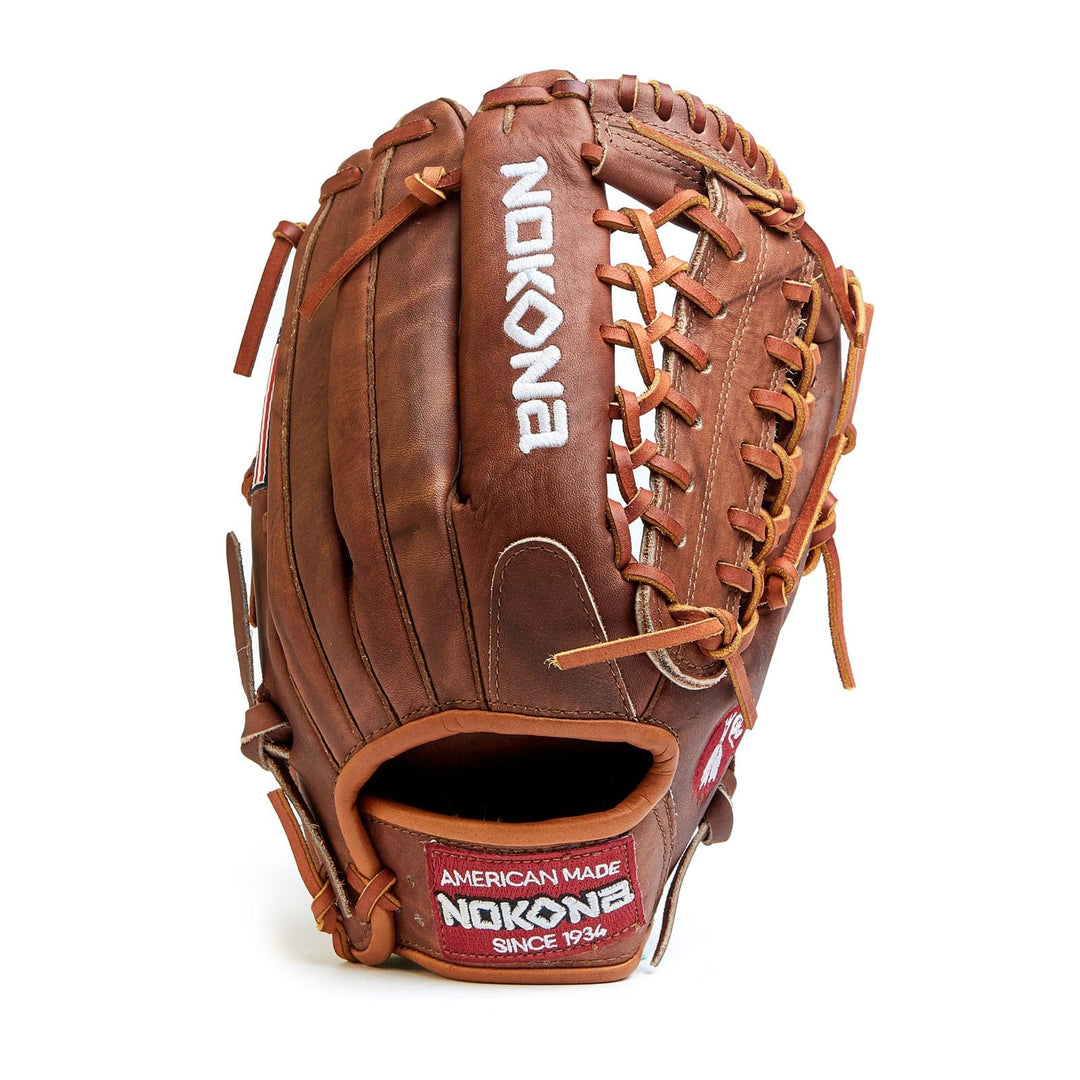 Nokona American Ball Gloves Baseball & Softball Gloves W-1275 12.75" Modified Trap Outfield - Walnut™ Series | Nokona