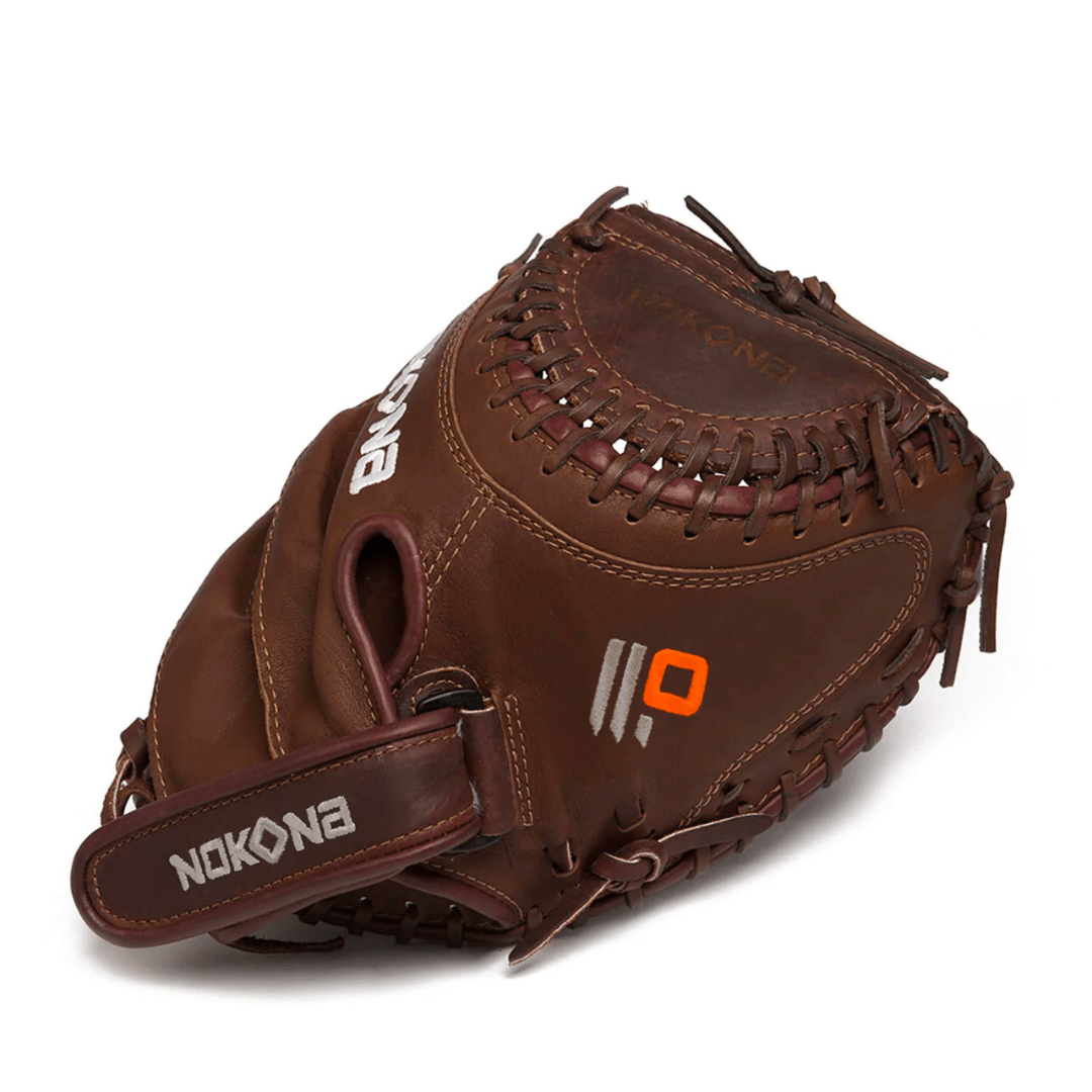 Nokona American Ball Gloves Baseball & Softball Gloves X2-V3250 Velcro 32.5" Closed Web Fastpitch Catcher's Mitt - X2 Elite Series | Nokona