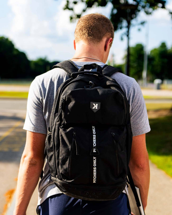 Pitchers Only Bag Extra Innings Backpack - Black