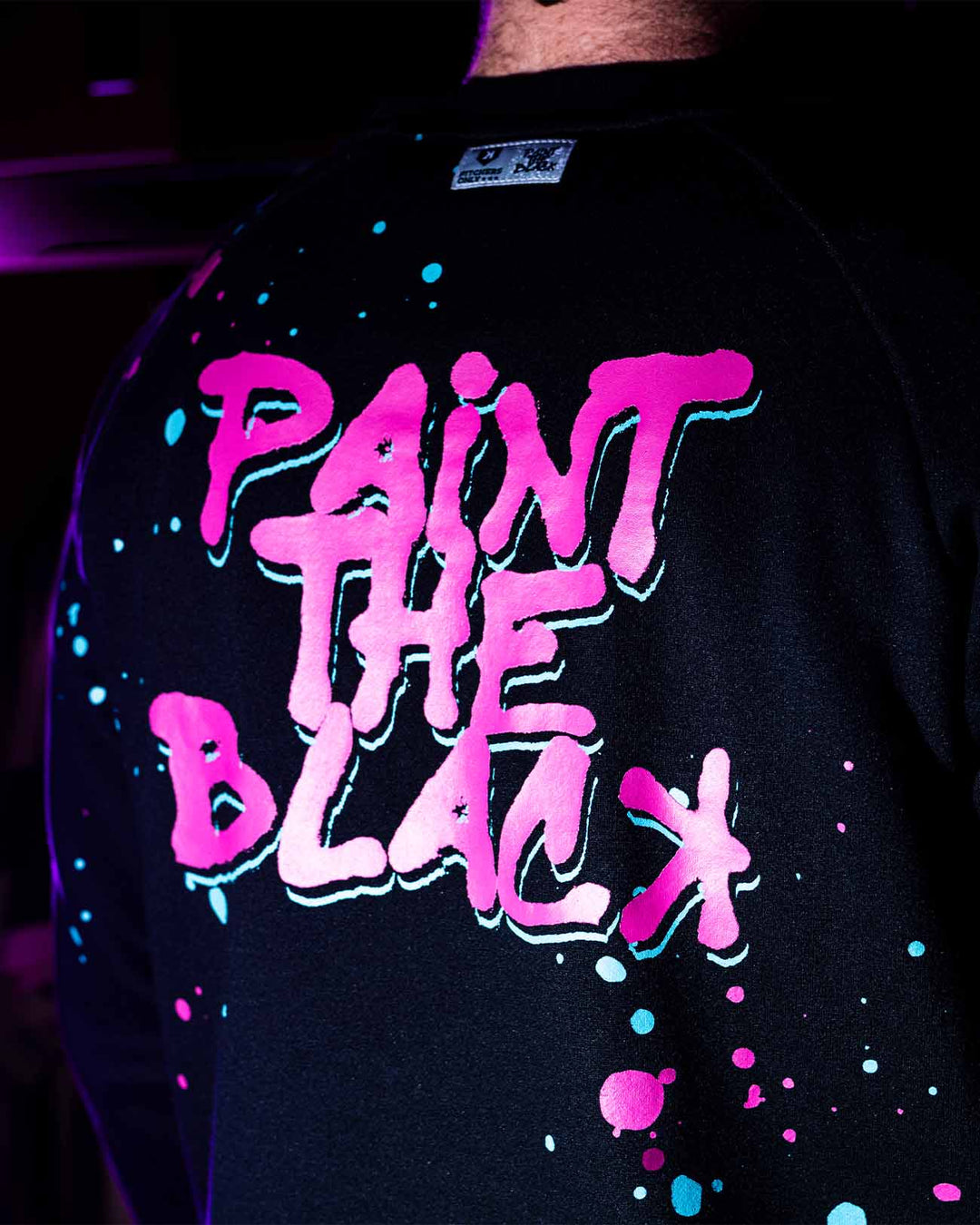 Pitchers Only Hoodie Paint The Black Crewneck - Vice City