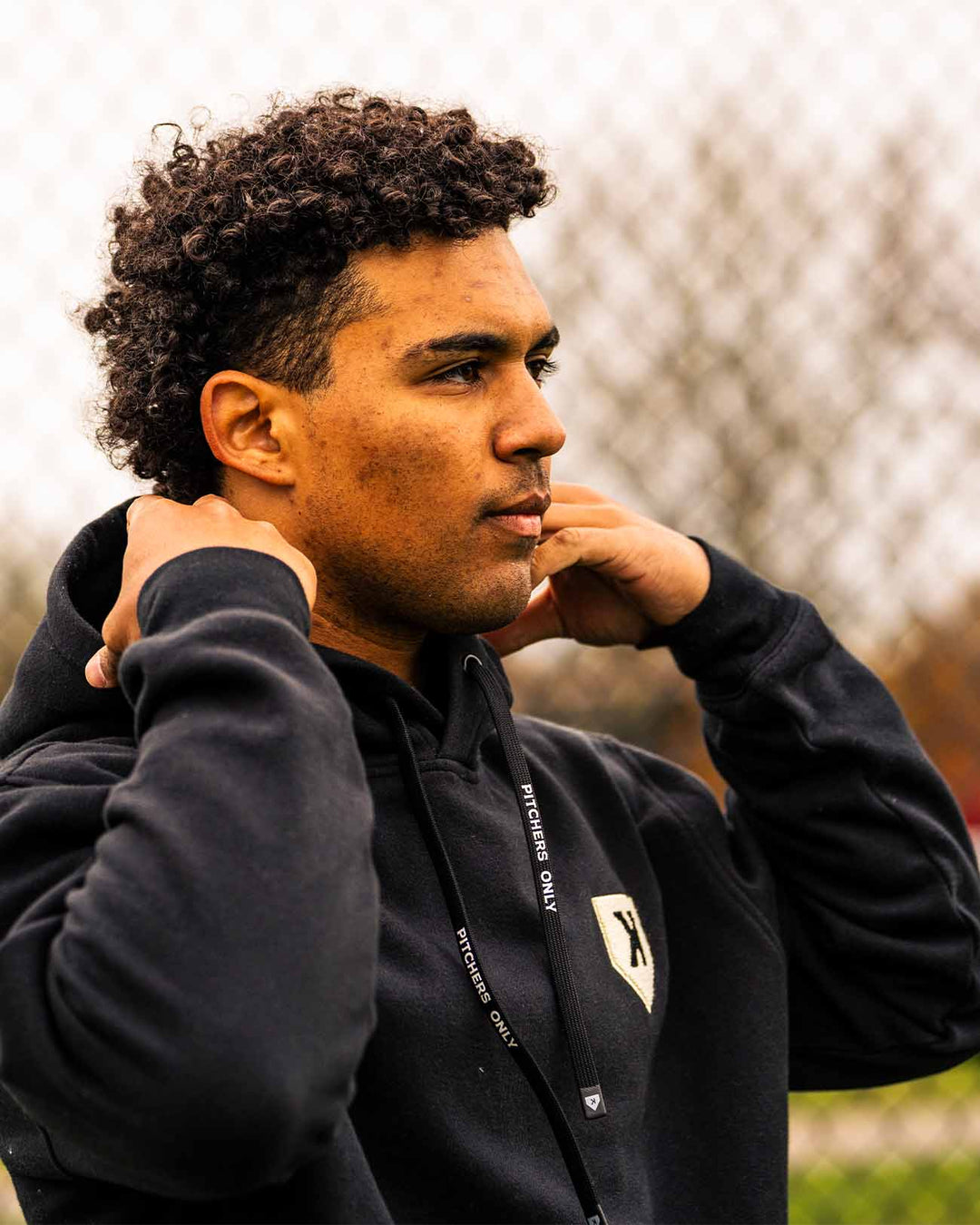 Pitchers Only Hoodie YOUTH Core Hoodie - Black