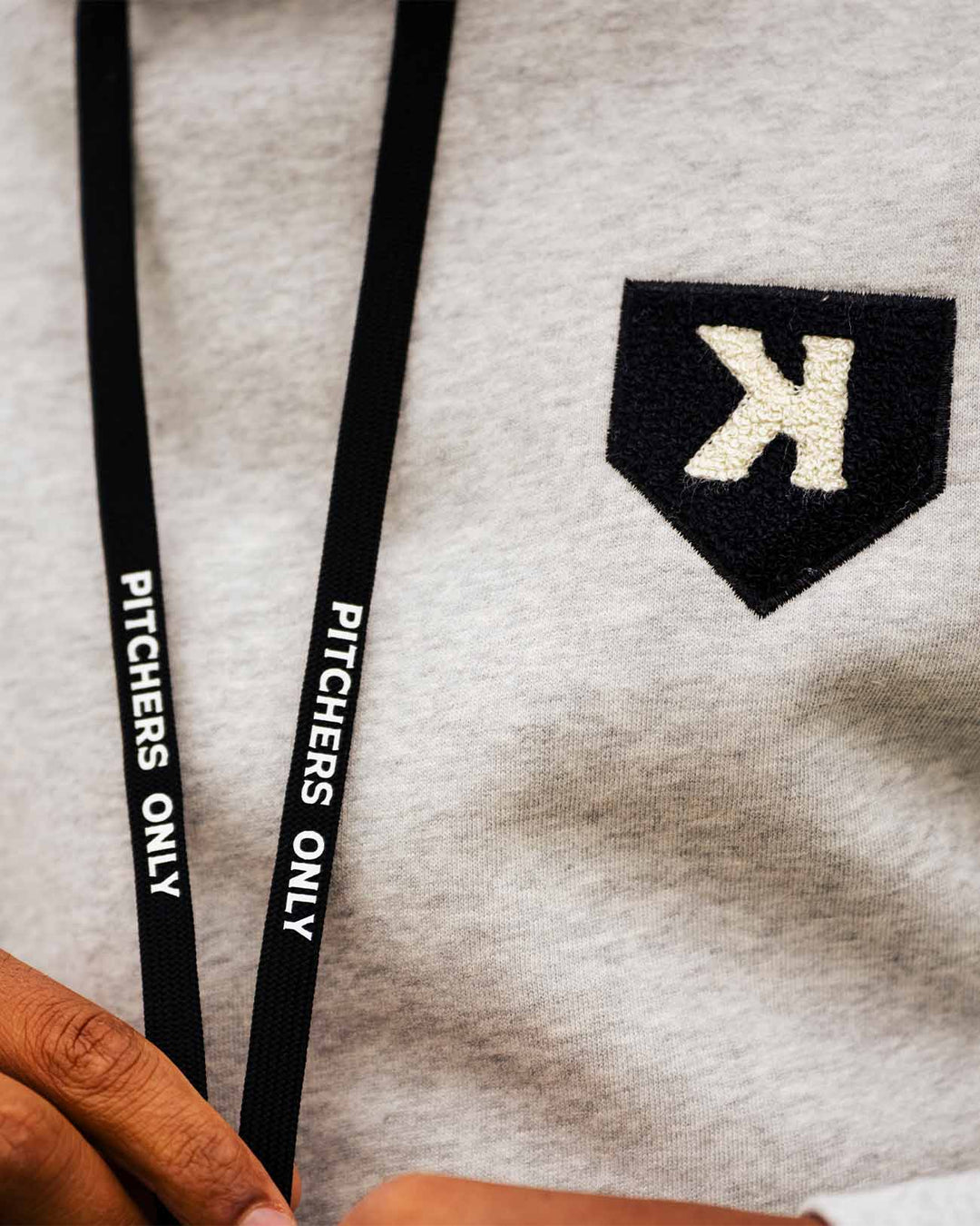 Pitchers Only Hoodie YOUTH Core Hoodie - Gray