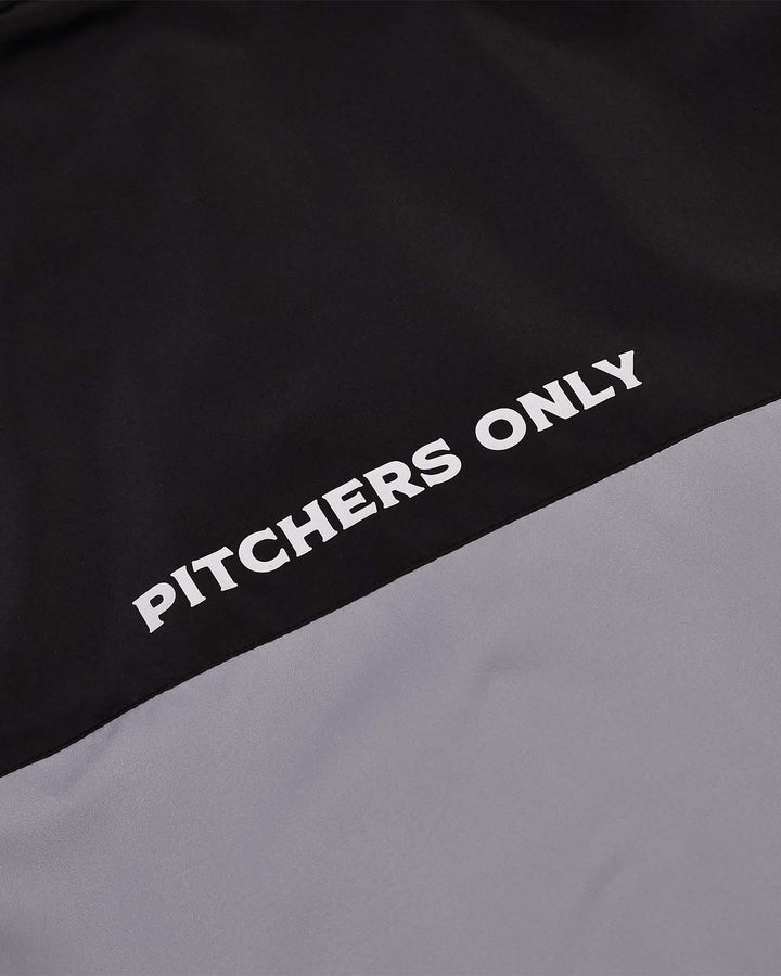 Pitchers Only Jackets Black/Charcoal Gray Windbreaker