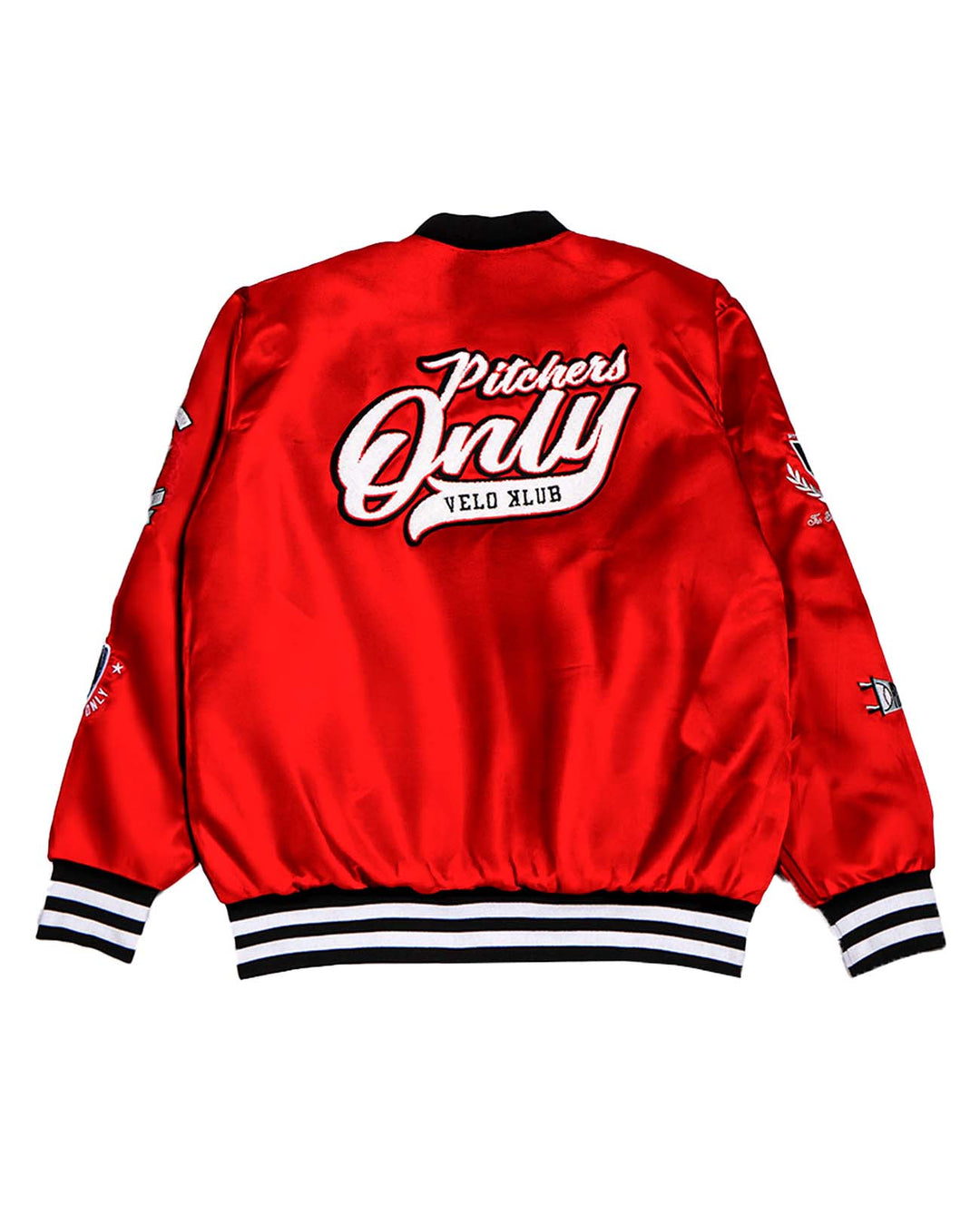 Pitchers Only Jackets Red Velo Klub Bullpen Jacket