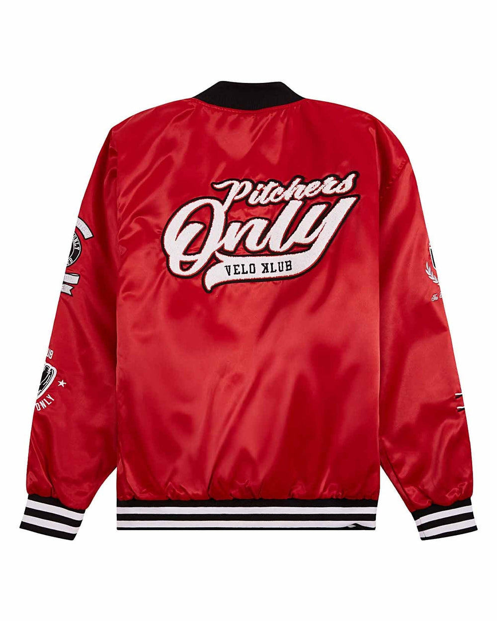 Pitchers Only Jackets Red Velo Klub Bullpen Jacket