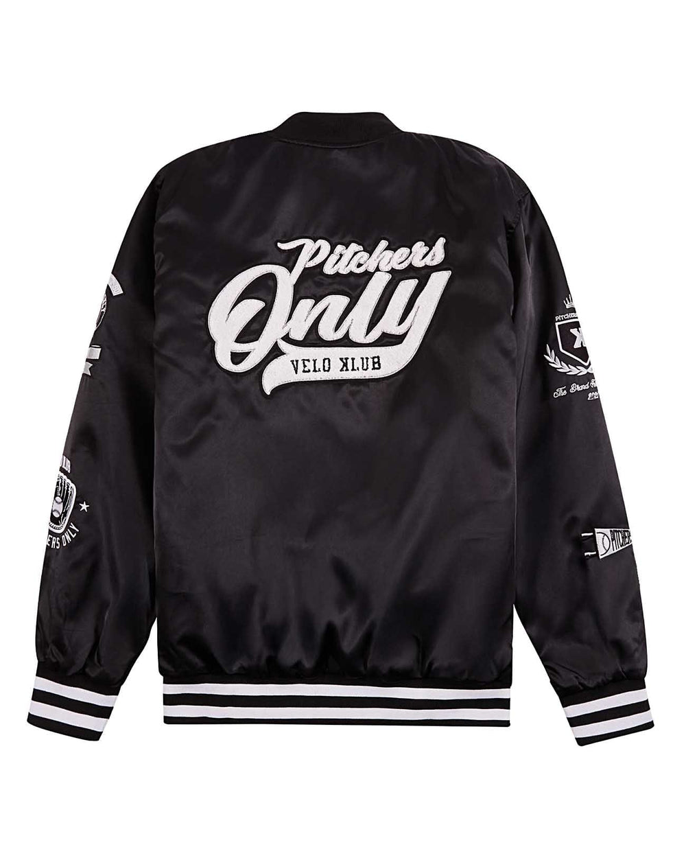 Pitchers Only Jackets YOUTH Black Velo Klub Bullpen Jacket