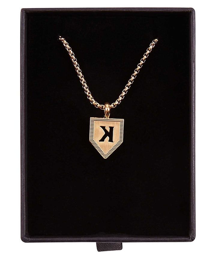 Pitchers Only Jewelry K Pendant and Chain