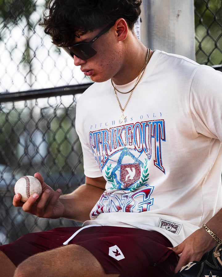 Pitchers Only Shorts Burgundy Training Shorts