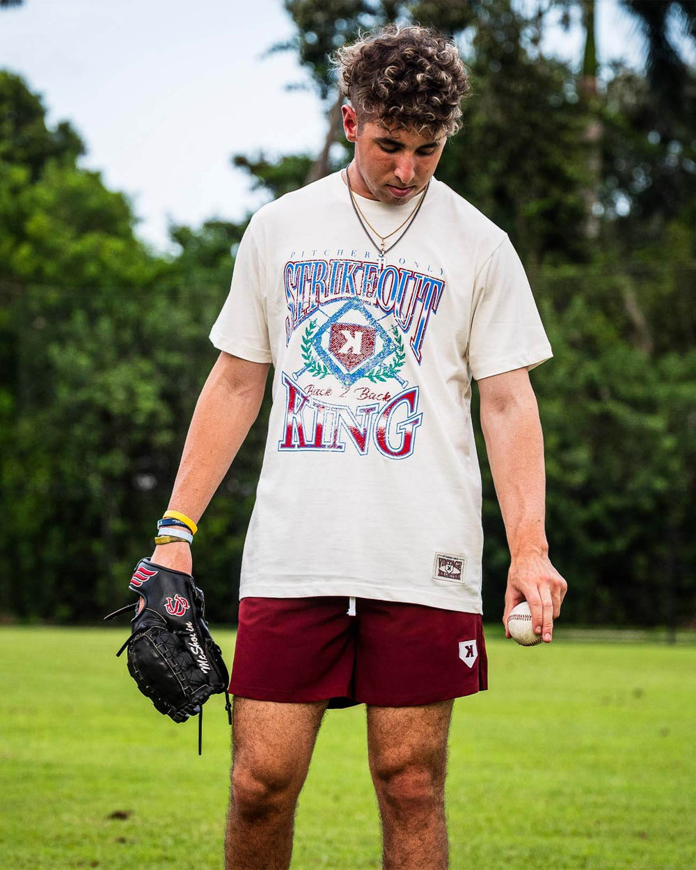 Pitchers Only Shorts Burgundy Training Shorts