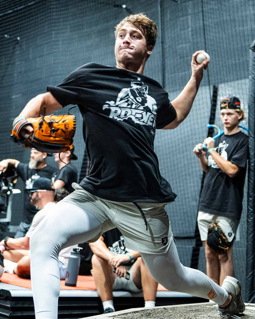 Pitchers Only Shorts Gray Training Shorts