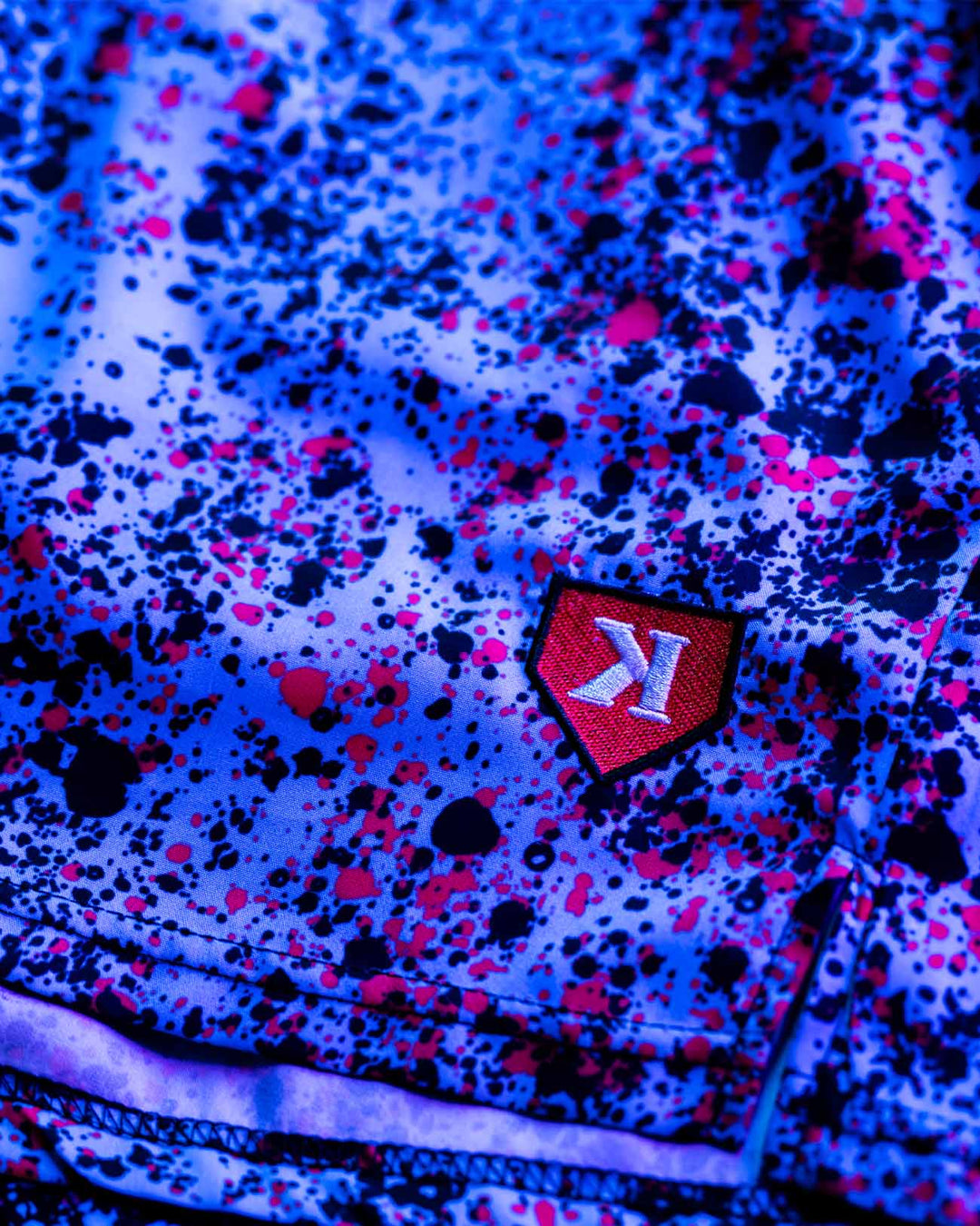 Pitchers Only Shorts Paint The Black Shorts - Bullpen Blue