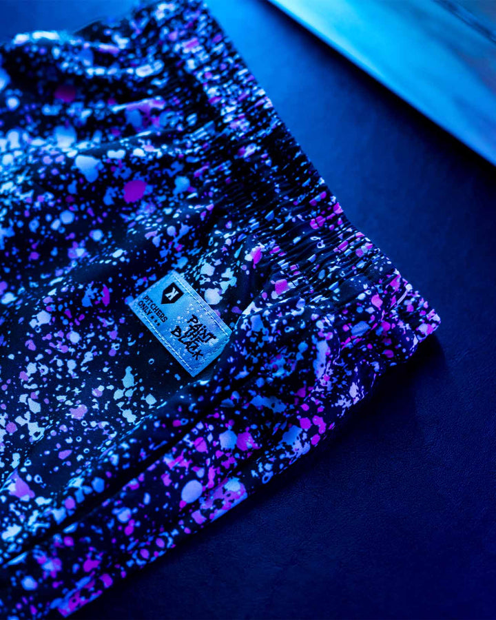 Pitchers Only Shorts Paint The Black Shorts - Vice City