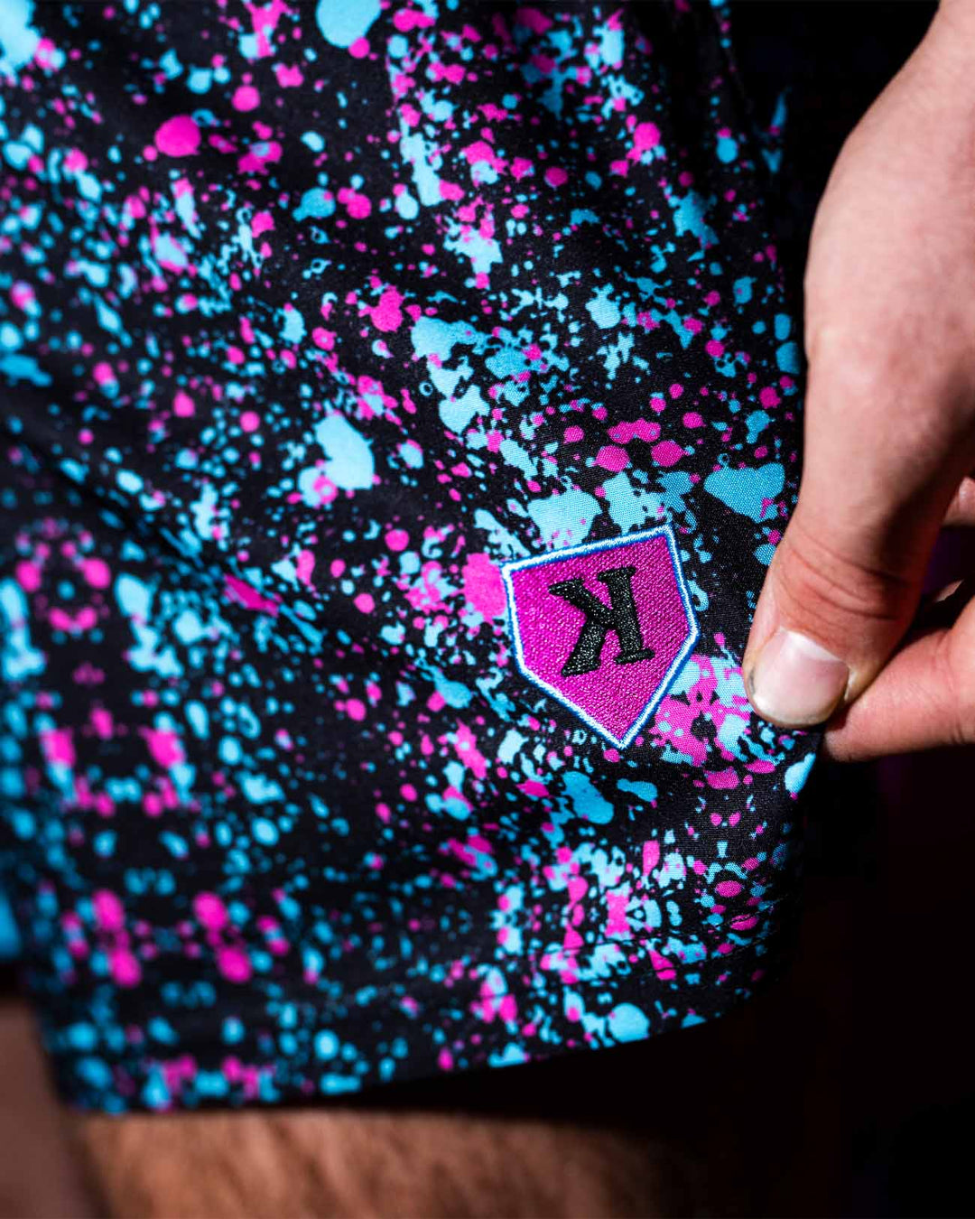 Pitchers Only Shorts Paint The Black Shorts - Vice City