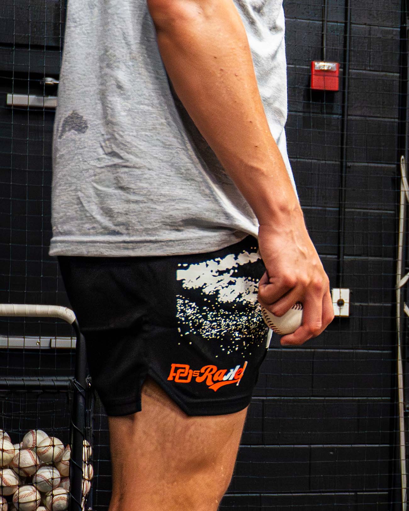 PO Rake Mesh Shorts - Black – The Baseball Home