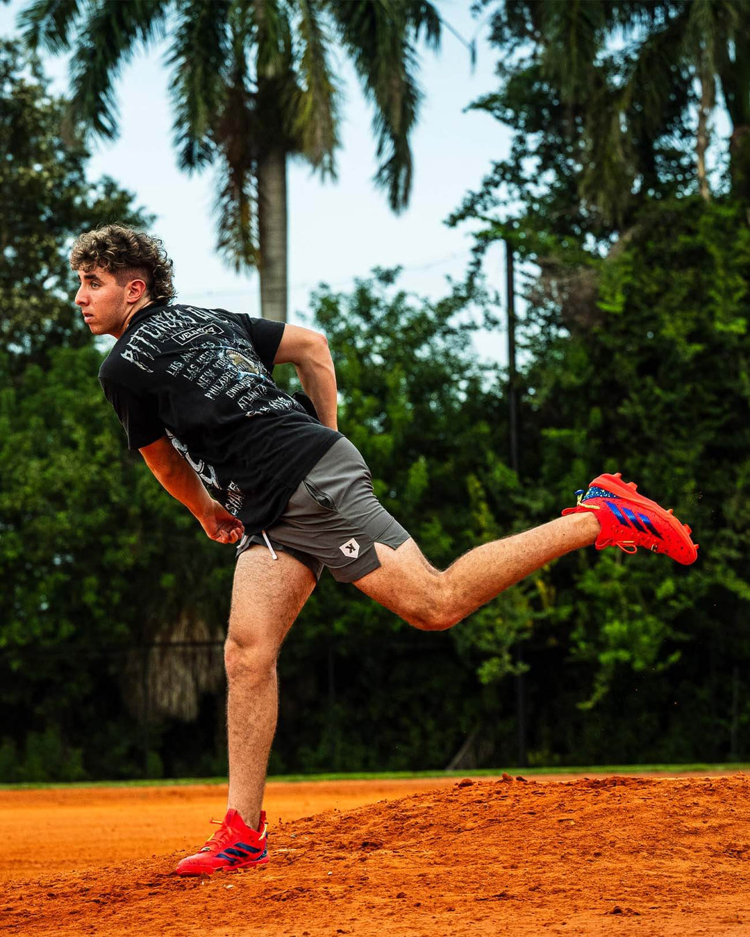 Pitchers Only Shorts Youth Charcoal Training Shorts