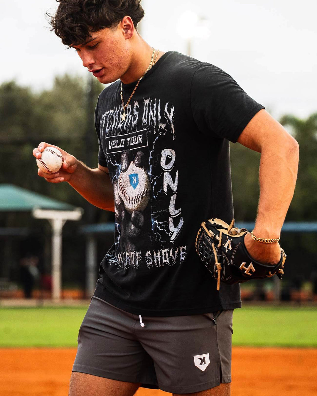 Pitchers Only Shorts Youth Charcoal Training Shorts