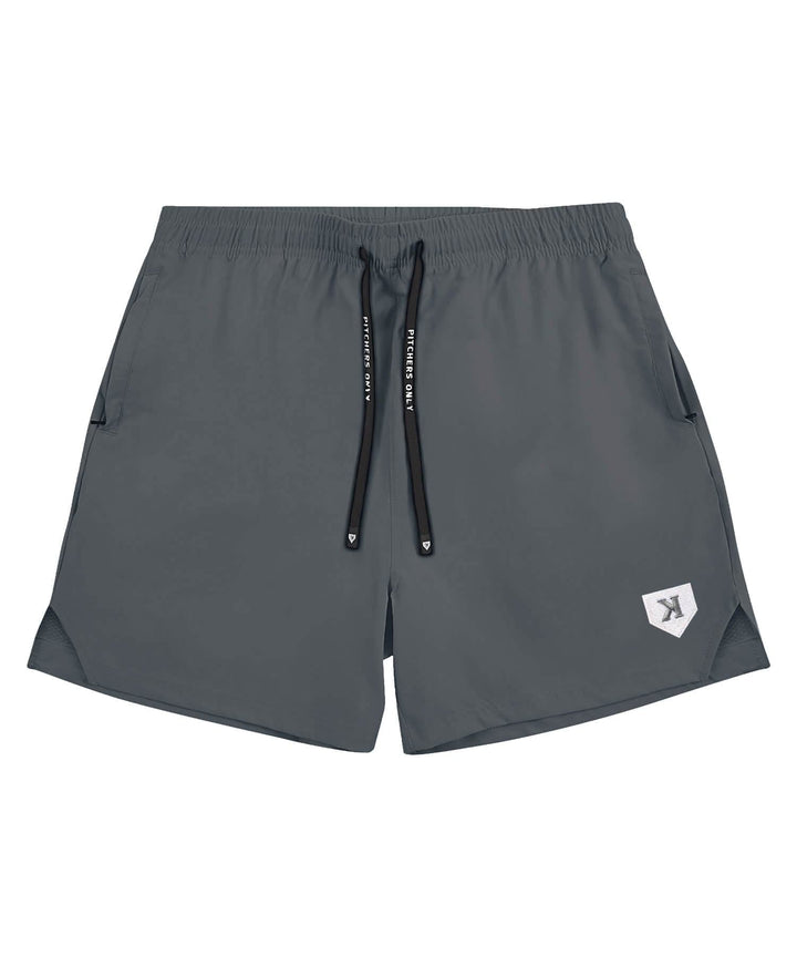 Pitchers Only Shorts Youth Charcoal Training Shorts