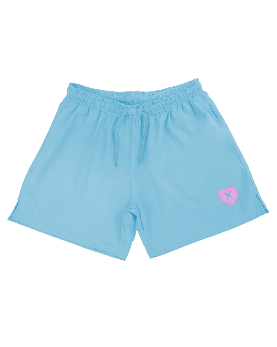 Pitchers Only Shorts YOUTH Cotton Candy Blue Training Shorts