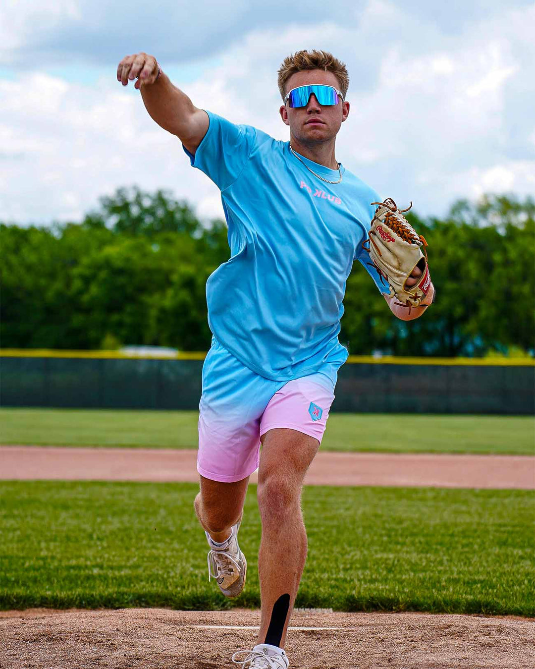 Pitchers Only Shorts YOUTH Cotton Candy Gradient Training Shorts