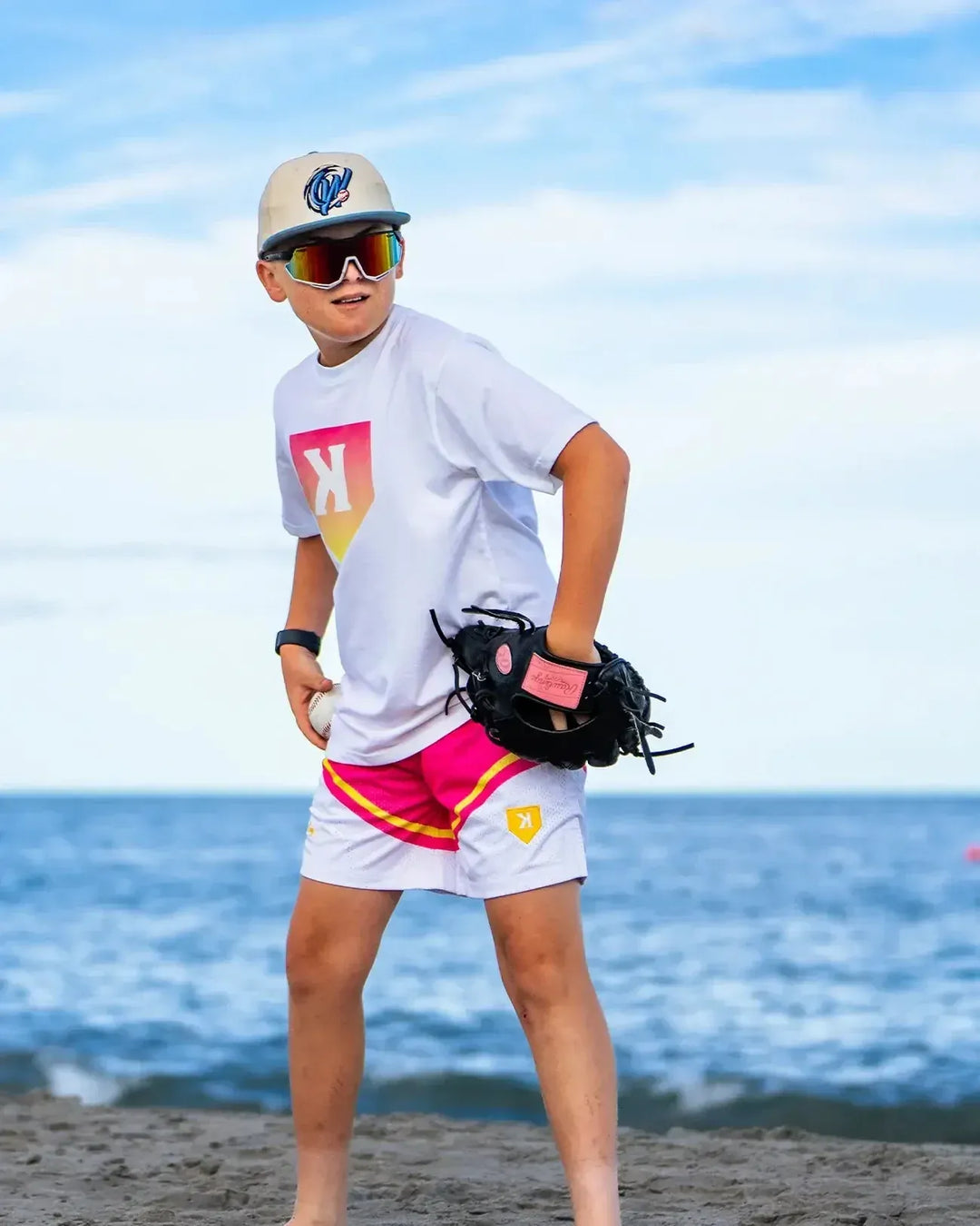 Pitchers Only Shorts YOUTH Pink Lemonade Shorts