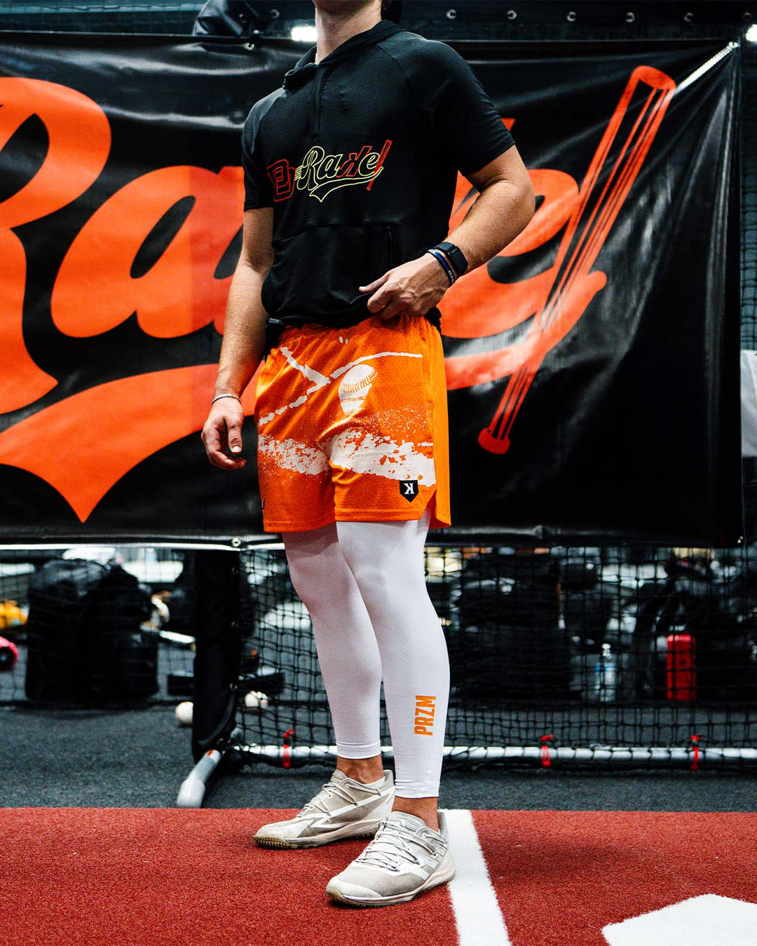 Pitchers Only Shorts YOUTH PO Rake Mesh Shorts - Orange