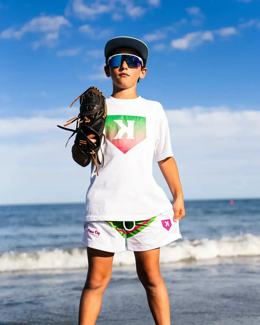 Pitchers Only Shorts YOUTH Watermelon Mesh Shorts