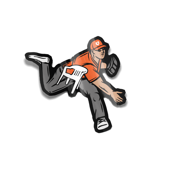 Pitchers Only Stickers RHP Chair Sticker Build Your Own Sticker Pack